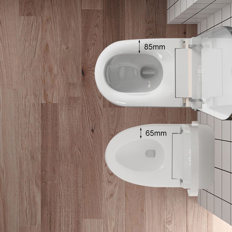 Heated Seat Modern Toilet Concealed Tank One-Piece Flush Toilet with Slow Close Seat Clearhalo 'Bathroom Remodel & Bathroom Fixtures' 'Home Improvement' 'home_improvement' 'home_improvement_toilets' 'Toilets & Bidets' 'Toilets' 1200x1200_d0a6bdf2-3c9e-4e5a-94c5-47e6282a4066