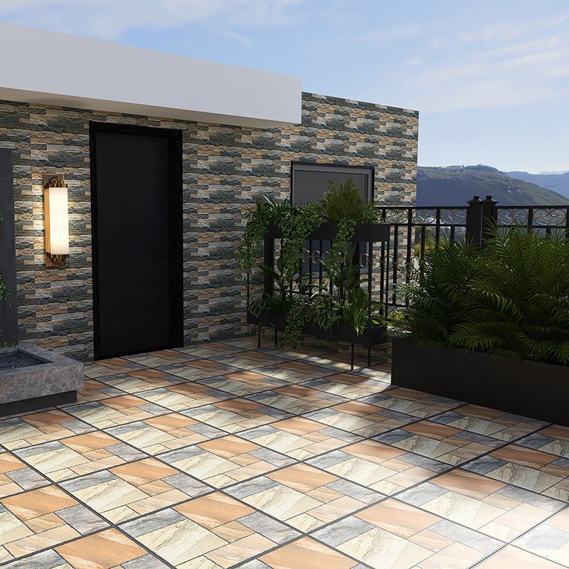 Outdoor Floor Wall & Floor Tile Ceramic Geometric Pattern Floor and Wall Tile Clearhalo 'Floor Tiles & Wall Tiles' 'floor_tiles_wall_tiles' 'Flooring 'Home Improvement' 'home_improvement' 'home_improvement_floor_tiles_wall_tiles' Walls and Ceiling' 1200x1200_d14d48d5-5c1b-49db-9b89-2639b9c26c90