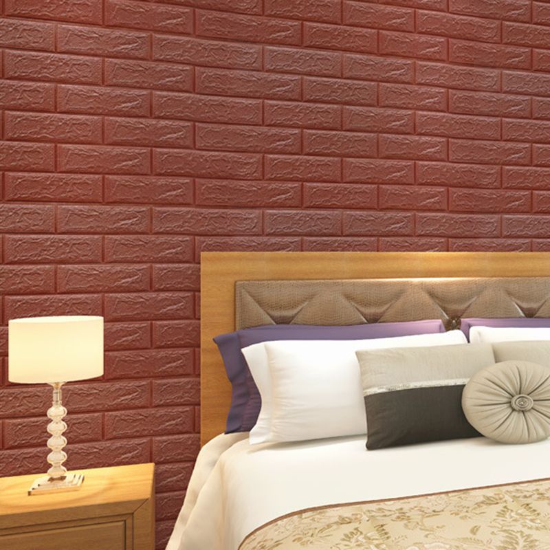 Industrial Wall Paneling Peel and Stick Wood Effect Design Waterproof Foam Wall Paneling Clearhalo 'Flooring 'Home Improvement' 'home_improvement' 'home_improvement_wall_paneling' 'Wall Paneling' 'wall_paneling' 'Walls & Ceilings' Walls and Ceiling' 1200x1200_d14f6400-26f8-4a94-b45c-203a9edb2442