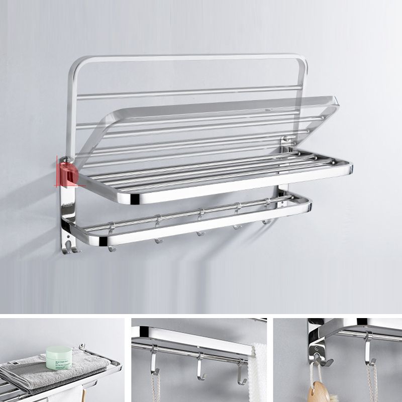 Modern Stainless Steel Bathroom Hardware Towel Bar Bathroom Set Clearhalo 'Bathroom Hardware Sets' 'Bathroom Hardware' 'Bathroom Remodel & Bathroom Fixtures' 'bathroom_hardware_sets' 'Home Improvement' 'home_improvement' 'home_improvement_bathroom_hardware_sets' 1200x1200_d1a47aaf-578b-459c-b7c0-d06e26a592ac