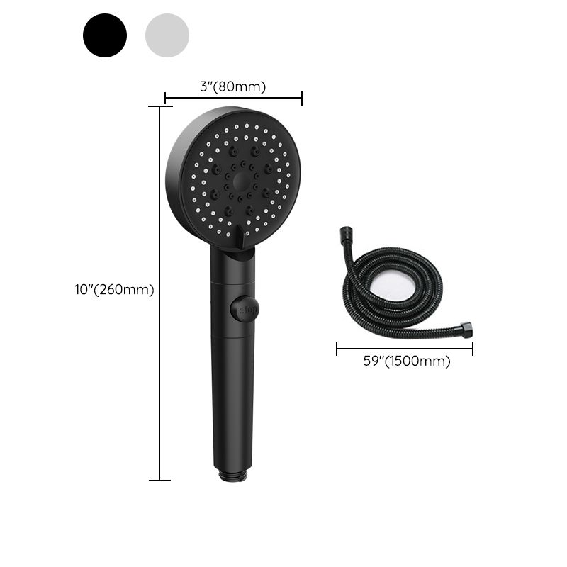 Modern Handheld Supercharged Shower Head Round Turbo Spray Head Clearhalo 'Bathroom Remodel & Bathroom Fixtures' 'Home Improvement' 'home_improvement' 'home_improvement_shower_heads' 'Shower Heads' 'shower_heads' 'Showers & Bathtubs Plumbing' 'Showers & Bathtubs' 1200x1200_d1e55763-2d9d-4a92-b3b9-5ce096bae0c0