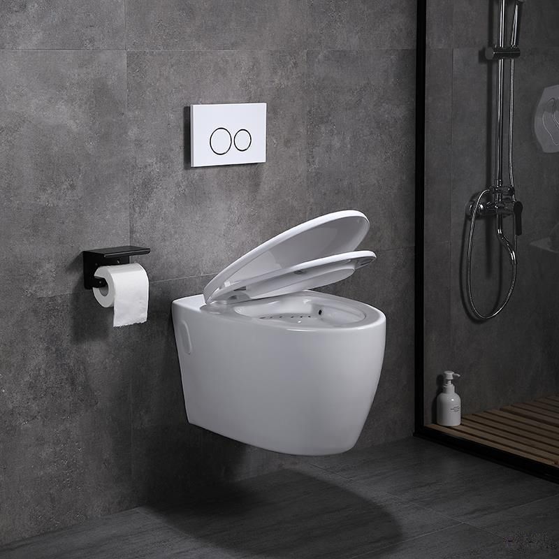 Contemporary 1 Piece Flush Toilet Wall Mount Urine Toilet for Bathroom Clearhalo 'Bathroom Remodel & Bathroom Fixtures' 'Home Improvement' 'home_improvement' 'home_improvement_toilets' 'Toilets & Bidets' 'Toilets' 1200x1200_d20c1c3d-cdcb-44bb-b7a4-ff7b43418e60