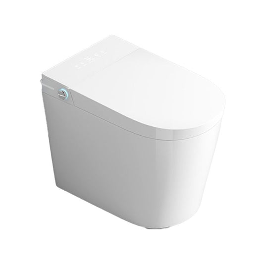 Minimalist White Temperature Control Bidet Elongated Toilet Seat Bidet with Heated Seat Clearhalo 'Bathroom Remodel & Bathroom Fixtures' 'Bidets' 'Home Improvement' 'home_improvement' 'home_improvement_bidets' 'Toilets & Bidets' 1200x1200_d20e63ac-ced6-4ebe-9eaa-b989cf9d3cf5