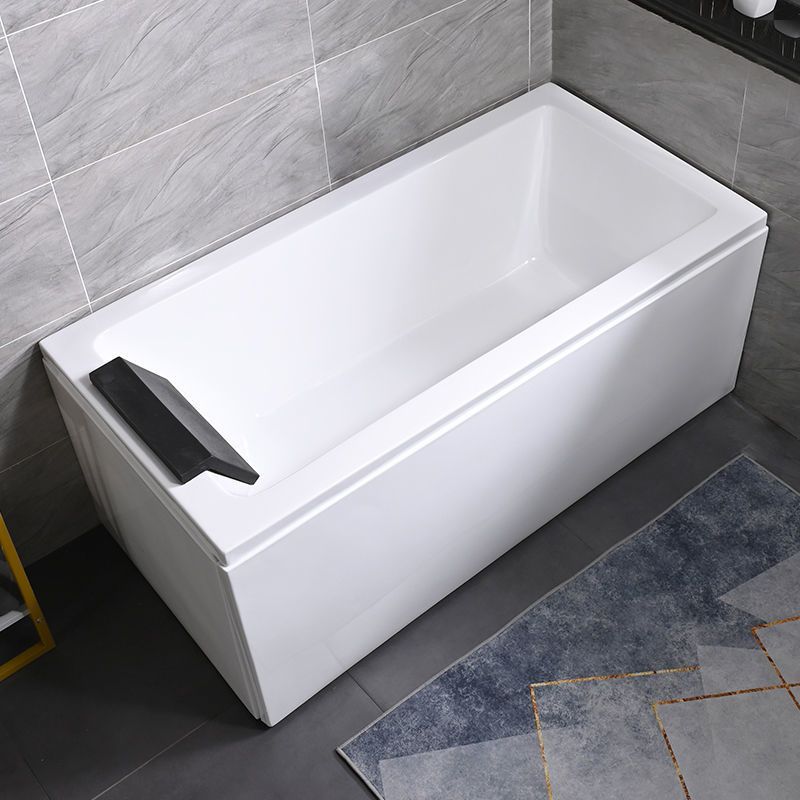 Freestanding Acrylic Bathtub Modern Stand Alone Soaking Tub with Pop-up Drain Clearhalo 'Bathroom Remodel & Bathroom Fixtures' 'Bathtubs' 'Home Improvement' 'home_improvement' 'home_improvement_bathtubs' 'Showers & Bathtubs' 1200x1200_d27eac1f-ec74-4854-b31e-26a17fe54997