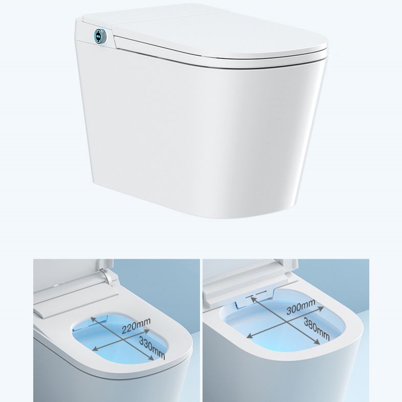 Modern Skirted Toilet Bowl Siphon Jet Toilet with Soft-Close Seat for Bathroom Clearhalo 'Bathroom Remodel & Bathroom Fixtures' 'Home Improvement' 'home_improvement' 'home_improvement_toilets' 'Toilets & Bidets' 'Toilets' 1200x1200_d2c75833-ab34-418c-8ea5-488012211be0