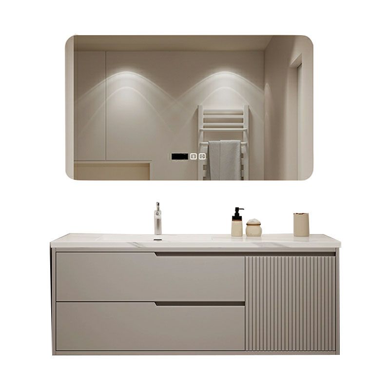 Wall Mount Mirror Included Bathroom Sink Vanity with Single Sink Clearhalo 'Bathroom Remodel & Bathroom Fixtures' 'Bathroom Vanities' 'bathroom_vanities' 'Home Improvement' 'home_improvement' 'home_improvement_bathroom_vanities' 1200x1200_d46084cb-497d-4f4e-98e9-406429583b87