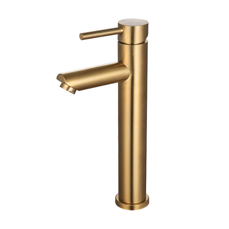 1-Handle Gold Nickel Widespread Faucet Single Hole Lever Vessel Sink Faucet with Drain Clearhalo 'Bathroom Remodel & Bathroom Fixtures' 'Bathroom Sink Faucets' 'Bathroom Sinks & Faucet Components' 'bathroom_sink_faucets' 'Home Improvement' 'home_improvement' 'home_improvement_bathroom_sink_faucets' 1200x1200_d466f76f-17c2-4d83-b99b-9457f24d20e5