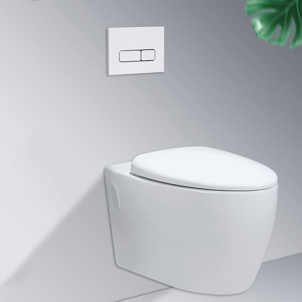 Contemporary Flush Toilet One Piece Wall Mount Porcelain Urine Toilet Clearhalo 'Bathroom Remodel & Bathroom Fixtures' 'Home Improvement' 'home_improvement' 'home_improvement_toilets' 'Toilets & Bidets' 'Toilets' 1200x1200_d4b190bb-9b06-4a1d-983d-62368257e542