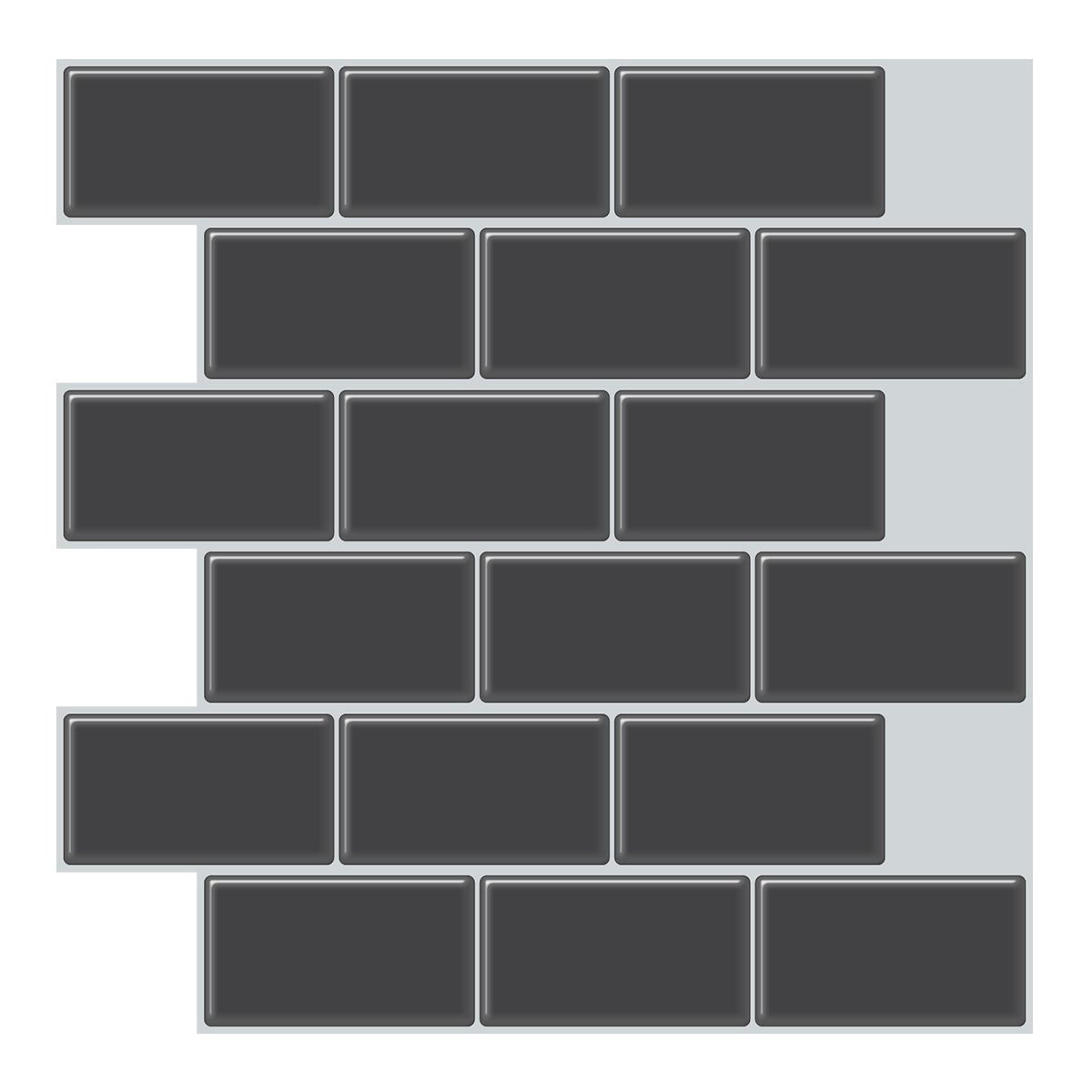 Modern Peel and Stick Tiles PVC Subway Tile Peel and Stick Wall Tile for Bathroom Clearhalo 'Flooring 'Home Improvement' 'home_improvement' 'home_improvement_peel_stick_blacksplash' 'Peel & Stick Backsplash Tile' 'peel_stick_blacksplash' 'Walls & Ceilings' Walls and Ceiling' 1200x1200_d4c72fb7-fef3-4e49-ac4b-90e5975a9689