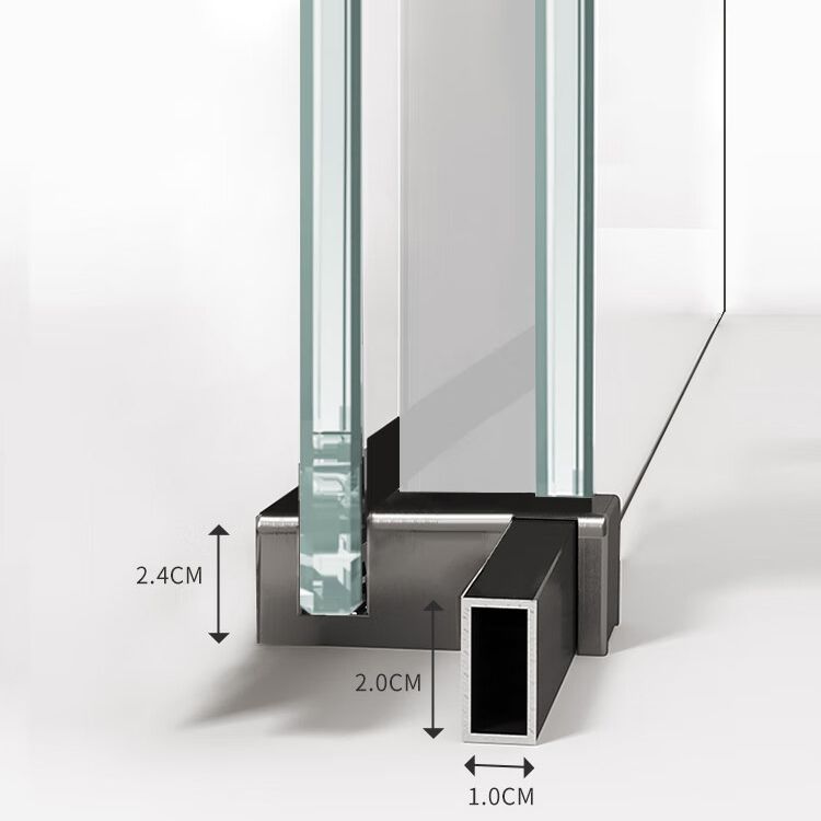 Transparent Pivot Shower Bath Door Tempered Semi-Frameless Shower Doors Clearhalo 'Bathroom Remodel & Bathroom Fixtures' 'Home Improvement' 'home_improvement' 'home_improvement_shower_tub_doors' 'Shower and Tub Doors' 'shower_tub_doors' 'Showers & Bathtubs' 1200x1200_d4dfd676-1713-4c77-b639-446b9bf8c348