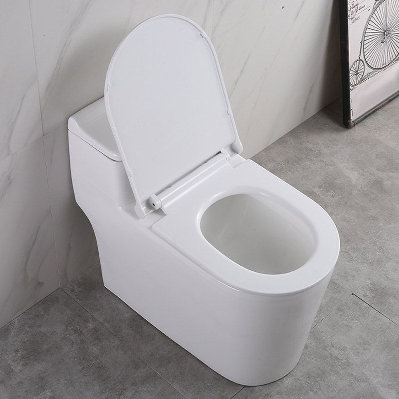 Modern White Flush Toilet Floor Mounted Toilet Bowl with Slow Close Seat for Washroom Clearhalo 'Bathroom Remodel & Bathroom Fixtures' 'Home Improvement' 'home_improvement' 'home_improvement_toilets' 'Toilets & Bidets' 'Toilets' 1200x1200_d500f7f6-7006-4b1e-8e48-05de3ed08663
