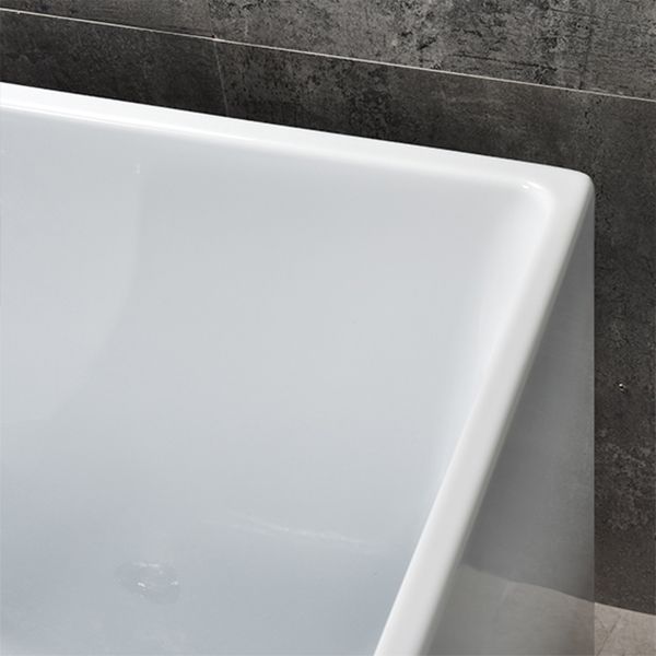 Stand Alone Antique Finish Soaking Bathtub Rectangular Modern Bathtub (Board not Included) Clearhalo 'Bathroom Remodel & Bathroom Fixtures' 'Bathtubs' 'Home Improvement' 'home_improvement' 'home_improvement_bathtubs' 'Showers & Bathtubs' 1200x1200_d53be01b-8996-4dae-bb96-2a60e8417aa7