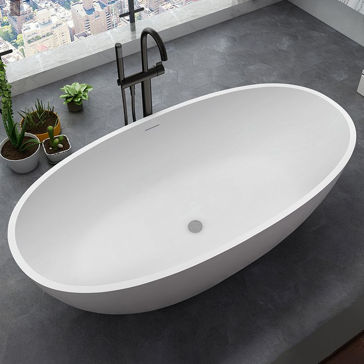 Modern Stone Bath Tub Freestanding Soaking Bathtub , 22.05-inch Tall Clearhalo 'Bathroom Remodel & Bathroom Fixtures' 'Bathtubs' 'Home Improvement' 'home_improvement' 'home_improvement_bathtubs' 'Showers & Bathtubs' 1200x1200_d57d45c7-6643-4f10-acad-d2ffd45a18a9