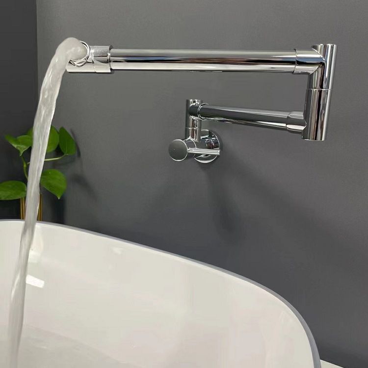 Modern Faucet 1-Handle Touchless Single Level Low Profile Pot Filler Kitchen Faucet Clearhalo 'Home Improvement' 'home_improvement' 'home_improvement_kitchen_faucets' 'Kitchen Faucets' 'Kitchen Remodel & Kitchen Fixtures' 'Kitchen Sinks & Faucet Components' 'kitchen_faucets' 1200x1200_d5dd1615-e462-42b7-a0f4-ba0125ff1add