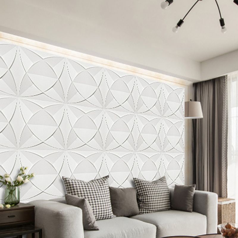 Modern Wall Paneling Peel and Stick Geometric Pattern Wall Paneling Clearhalo 'Flooring 'Home Improvement' 'home_improvement' 'home_improvement_wall_paneling' 'Wall Paneling' 'wall_paneling' 'Walls & Ceilings' Walls and Ceiling' 1200x1200_d5ef6f66-92c4-46f5-bf48-0cdf81e291f5