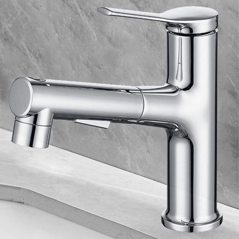 Modern Vessel Faucet Brass Single Handle Low Arc Vessel Faucet for Home Clearhalo 'bathroom_sink_faucets' 'Conjunta de Baño y Conjunta de Grifo' 'Coronamiento de Baño y Dispositivo de Baño' 'Grifo del lavabo del baño' 'Hogar' 'home_improvement' 'home_improvement_bathroom_sink_faucets' 'Mejoras para el hogar' 1200x1200_d5fd3aa3-463e-4f43-be82-d1bbe4d4cda4