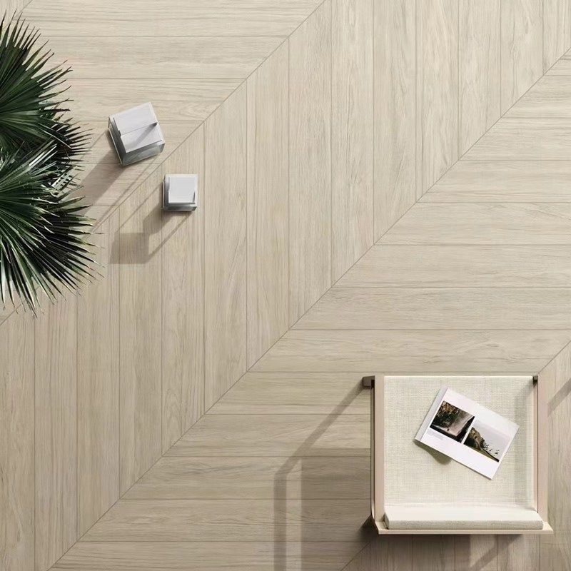 Retangular 5.9"x47.24" Porcelain Singular Tile Fabric Look Floor Tile Clearhalo 'Floor Tiles & Wall Tiles' 'floor_tiles_wall_tiles' 'Flooring 'Home Improvement' 'home_improvement' 'home_improvement_floor_tiles_wall_tiles' Walls and Ceiling' 1200x1200_d637b9b3-18f6-4f25-b5c9-1ae20966caeb