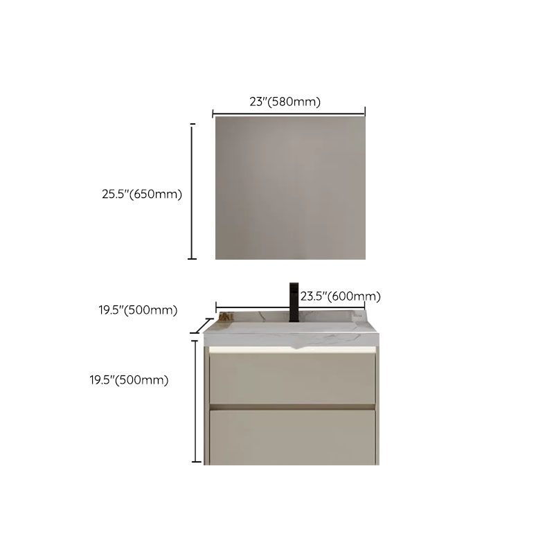 Wall Mounted Standard White Wood Modern Open Console with Sink Set Clearhalo 'Bathroom Remodel & Bathroom Fixtures' 'Bathroom Vanities' 'bathroom_vanities' 'Home Improvement' 'home_improvement' 'home_improvement_bathroom_vanities' 1200x1200_d63fc3a5-2673-4d36-91f5-bae87200ffa8