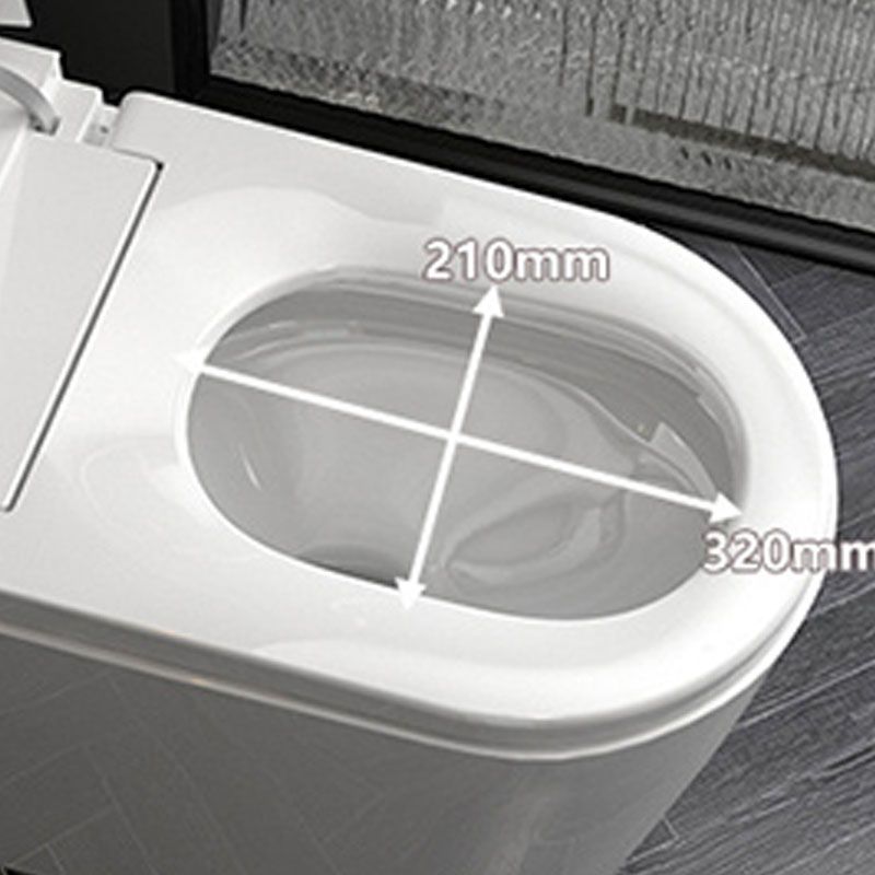 Household Smart Toilet Automatic Flip Cover UV Sterilization Electric Induction Toilet Clearhalo 'Bathroom Remodel & Bathroom Fixtures' 'Home Improvement' 'home_improvement' 'home_improvement_toilets' 'Toilets & Bidets' 'Toilets' 1200x1200_d6435a40-08f0-4166-9d54-33e724a74ea8