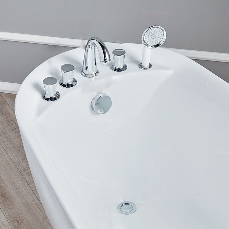 Modern Style Freestanding Bath Tub Acrylic Free Form Bathtub in White Clearhalo 'Bathroom Remodel & Bathroom Fixtures' 'Bathtubs' 'Home Improvement' 'home_improvement' 'home_improvement_bathtubs' 'Showers & Bathtubs' 1200x1200_d6554789-d857-44e9-accd-6210a7713f7d