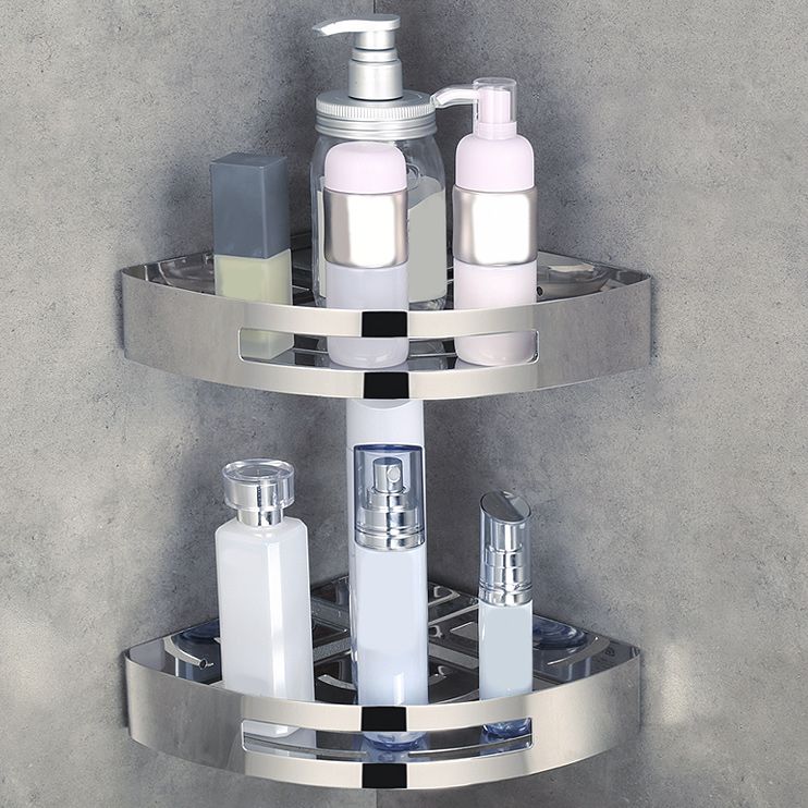 Stainless Steel Bathroom Hardware Set Modern 3 Piece Bath Shelf Clearhalo 'Bathroom Hardware Sets' 'Bathroom Hardware' 'Bathroom Remodel & Bathroom Fixtures' 'bathroom_hardware_sets' 'Home Improvement' 'home_improvement' 'home_improvement_bathroom_hardware_sets' 1200x1200_d6797be9-cf84-470a-a27a-b6a3df4e7fe6