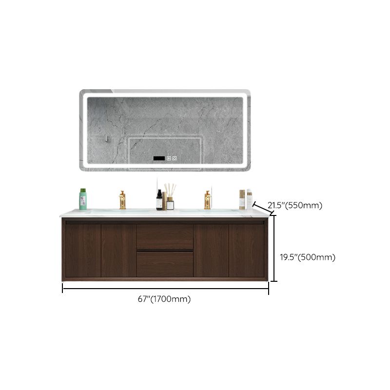 Bathroom Vanity Set Ceramic Sink Drawers Storage Shelf Sink Vanity with Faucet Clearhalo 'Bathroom Remodel & Bathroom Fixtures' 'Bathroom Vanities' 'bathroom_vanities' 'Home Improvement' 'home_improvement' 'home_improvement_bathroom_vanities' 1200x1200_d6c5edab-de7c-486b-91d4-85f4e38ffe0d