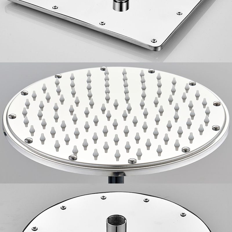 Fixed Square Shower Head Standard Spray Pattern Large Shower Head Clearhalo 'Bathroom Remodel & Bathroom Fixtures' 'Home Improvement' 'home_improvement' 'home_improvement_shower_heads' 'Shower Heads' 'shower_heads' 'Showers & Bathtubs Plumbing' 'Showers & Bathtubs' 1200x1200_d6ea3dd5-0cc6-400c-ba83-dae2e9e2470f