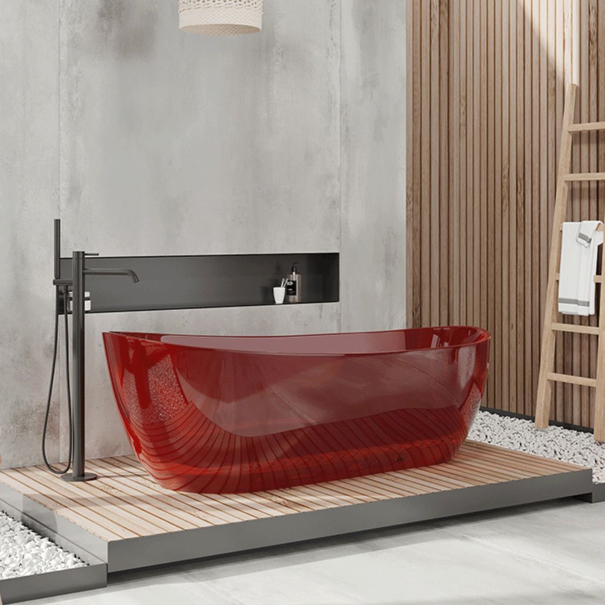 Soaking Stand Alone Bathtub Oval Antique Finish Modern Bath Tub Clearhalo 'Bathroom Remodel & Bathroom Fixtures' 'Bathtubs' 'Home Improvement' 'home_improvement' 'home_improvement_bathtubs' 'Showers & Bathtubs' 1200x1200_d715f203-02a3-4fe5-9205-23accb314422