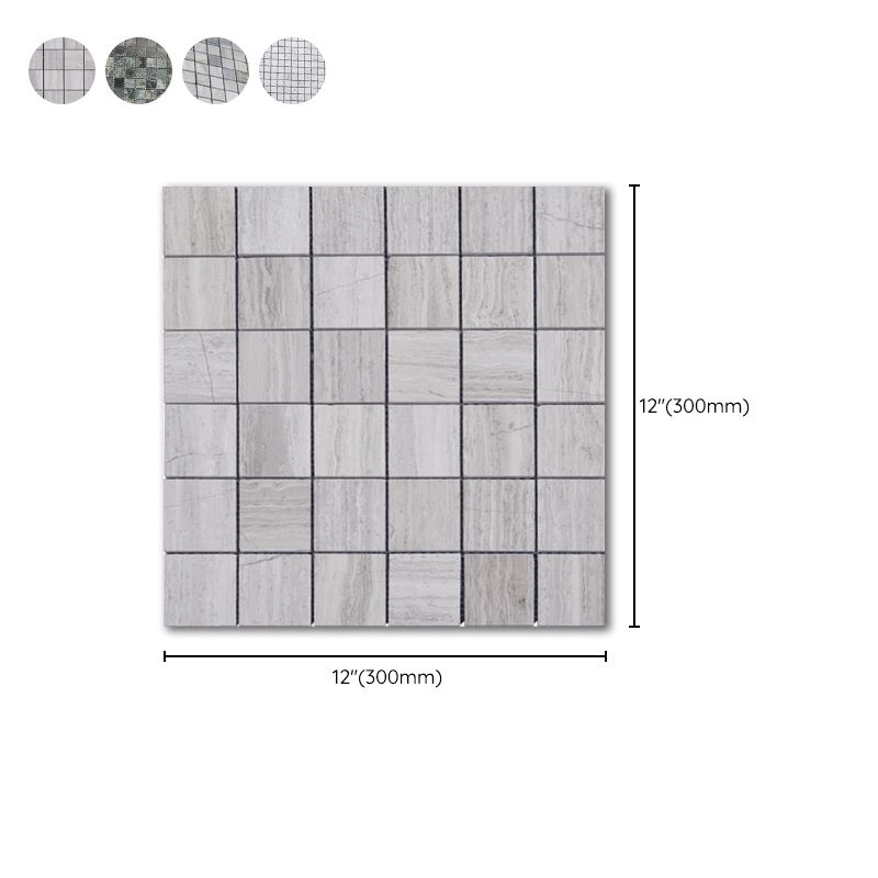 Marble Floor and Wall Tile Grid Floor and Wall Tile with Waterproof Clearhalo 'Floor Tiles & Wall Tiles' 'floor_tiles_wall_tiles' 'Flooring 'Home Improvement' 'home_improvement' 'home_improvement_floor_tiles_wall_tiles' Walls and Ceiling' 1200x1200_d79379fe-149f-41f1-8742-58a00b9ea60e