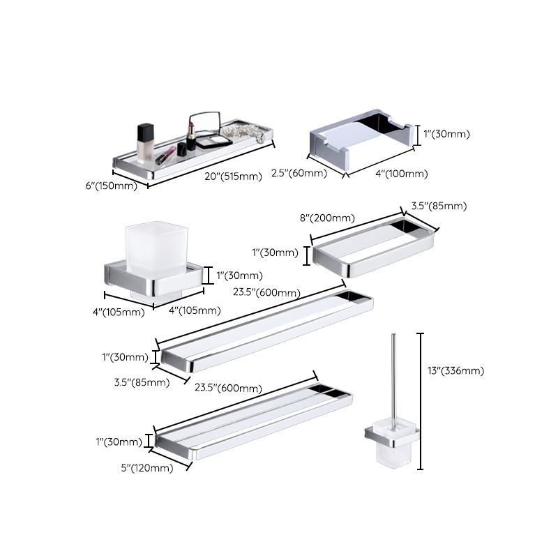 Polished Chrome Bathroom Accessory Set Modern Brass Bathroom Accessory Kit Clearhalo 'Bathroom Hardware Sets' 'Bathroom Hardware' 'Bathroom Remodel & Bathroom Fixtures' 'bathroom_hardware_sets' 'Home Improvement' 'home_improvement' 'home_improvement_bathroom_hardware_sets' 1200x1200_d7a21b77-f6a5-4a81-b664-246bcc2281a5