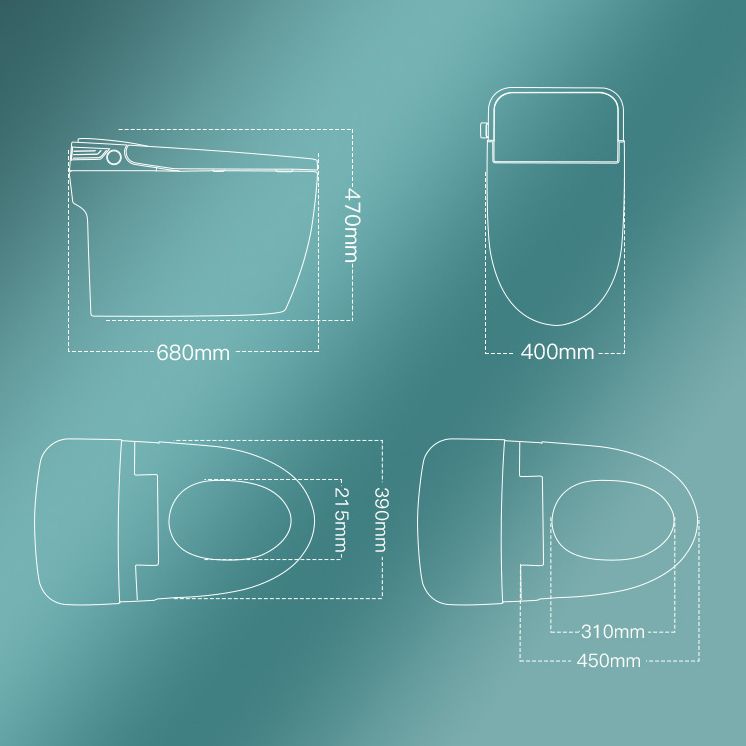 Modern Flush Toilet Concealed Tank One-Piece Toilet with Slow Close Seat Clearhalo 'Bathroom Remodel & Bathroom Fixtures' 'Home Improvement' 'home_improvement' 'home_improvement_toilets' 'Toilets & Bidets' 'Toilets' 1200x1200_d7a7e339-e8a2-4a71-8083-105a9cb22950