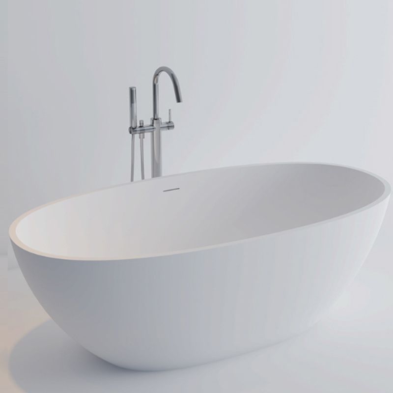 Stone Soaking Bathtub Antique Finish Flat Bottom Back to Wall Bath Tub Clearhalo 'Bathroom Remodel & Bathroom Fixtures' 'Bathtubs' 'Home Improvement' 'home_improvement' 'home_improvement_bathtubs' 'Showers & Bathtubs' 1200x1200_d7d0e964-0de9-4d68-8084-ac28dec3b2fa