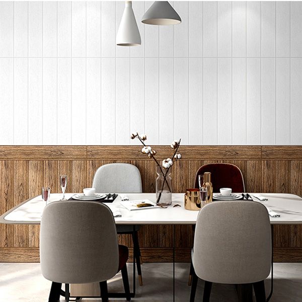 Farmhouse Plastic Wall Panel Peel and Press Wall Panel with Waterproof Clearhalo 'Flooring 'Home Improvement' 'home_improvement' 'home_improvement_wall_paneling' 'Wall Paneling' 'wall_paneling' 'Walls & Ceilings' Walls and Ceiling' 1200x1200_d7ec9483-229a-4fd4-8ff2-b23acde88310