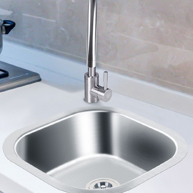 Modern Style Kitchen Sink Stainless Steel Kitchen Sink with Oval Shape Clearhalo 'Home Improvement' 'home_improvement' 'home_improvement_kitchen_sinks' 'Kitchen Remodel & Kitchen Fixtures' 'Kitchen Sinks & Faucet Components' 'Kitchen Sinks' 'kitchen_sinks' 1200x1200_d8597261-0f22-484e-beb2-f5a0295c74f9