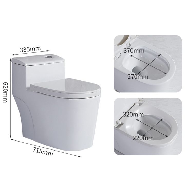 Modern Siphon Jet Toilet Floor Mount Flush Toilet with Toilet Seat Clearhalo 'Bathroom Remodel & Bathroom Fixtures' 'Home Improvement' 'home_improvement' 'home_improvement_toilets' 'Toilets & Bidets' 'Toilets' 1200x1200_d8ad76d1-85fa-41bd-afb3-892ded4e62a3