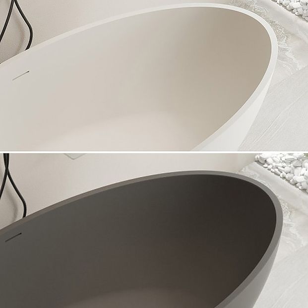 Modern 22.05-inch Tall Stone Bath Tub Freestanding Soaking Bathtub Clearhalo 'Bathroom Remodel & Bathroom Fixtures' 'Bathtubs' 'Home Improvement' 'home_improvement' 'home_improvement_bathtubs' 'Showers & Bathtubs' 1200x1200_d8ecbc30-af6e-4726-b8d5-1308a02036d6