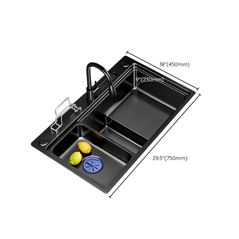 Classic Kitchen Sink Stainless Steel Corrosion Resistant Kitchen Sink with Faucet Clearhalo 'Home Improvement' 'home_improvement' 'home_improvement_kitchen_sinks' 'Kitchen Remodel & Kitchen Fixtures' 'Kitchen Sinks & Faucet Components' 'Kitchen Sinks' 'kitchen_sinks' 1200x1200_d9428970-dba0-4037-81b5-3aab255c7f33