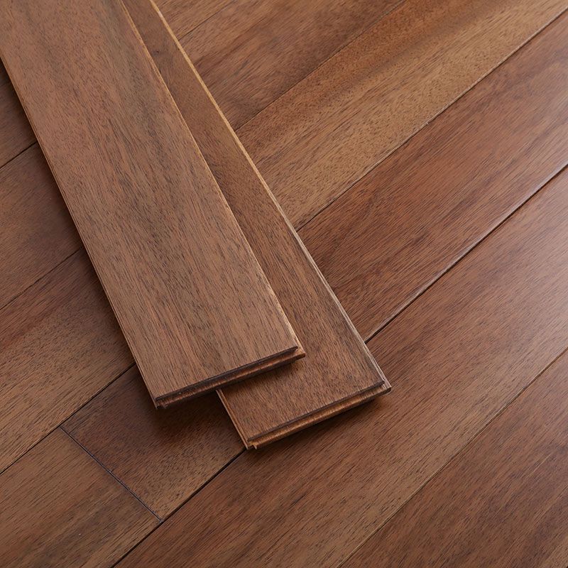 Traditional Wood Flooring Tiles Click-Locking Wire Brushed Hardwood Flooring Clearhalo 'Flooring 'Hardwood Flooring' 'hardwood_flooring' 'Home Improvement' 'home_improvement' 'home_improvement_hardwood_flooring' Walls and Ceiling' 1200x1200_d966ee8c-a277-4649-9889-f83283b1c311