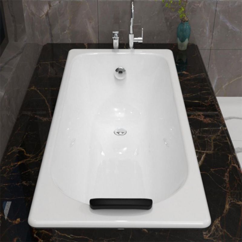 Soaking Freestanding Tub with Internal Drain Bathroom Acrylic White Bath Tub Clearhalo 'Bathroom Remodel & Bathroom Fixtures' 'Bathtubs' 'Home Improvement' 'home_improvement' 'home_improvement_bathtubs' 'Showers & Bathtubs' 1200x1200_d96eb6fd-e458-47d5-9f2a-b4df6db77cf4