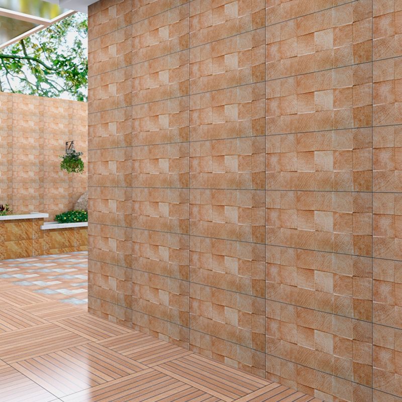 Ceramic Wall Tile Rectangle Straight Edge Outdoor Floor Wall Tile Clearhalo 'Floor Tiles & Wall Tiles' 'floor_tiles_wall_tiles' 'Flooring 'Home Improvement' 'home_improvement' 'home_improvement_floor_tiles_wall_tiles' Walls and Ceiling' 1200x1200_d9774c75-eacd-4dc3-ac09-1f1e68c9edbe