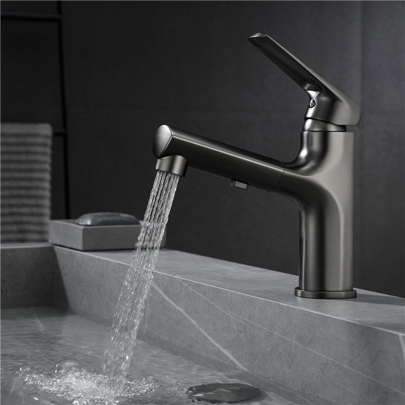 Contemporary Style Widespread Faucet Lever Handles Faucet for Bathroom Clearhalo 'Bathroom Remodel & Bathroom Fixtures' 'Bathroom Sink Faucets' 'Bathroom Sinks & Faucet Components' 'bathroom_sink_faucets' 'Home Improvement' 'home_improvement' 'home_improvement_bathroom_sink_faucets' 1200x1200_d9c8a639-cb1f-4aeb-8442-c7d7c3d1c59d