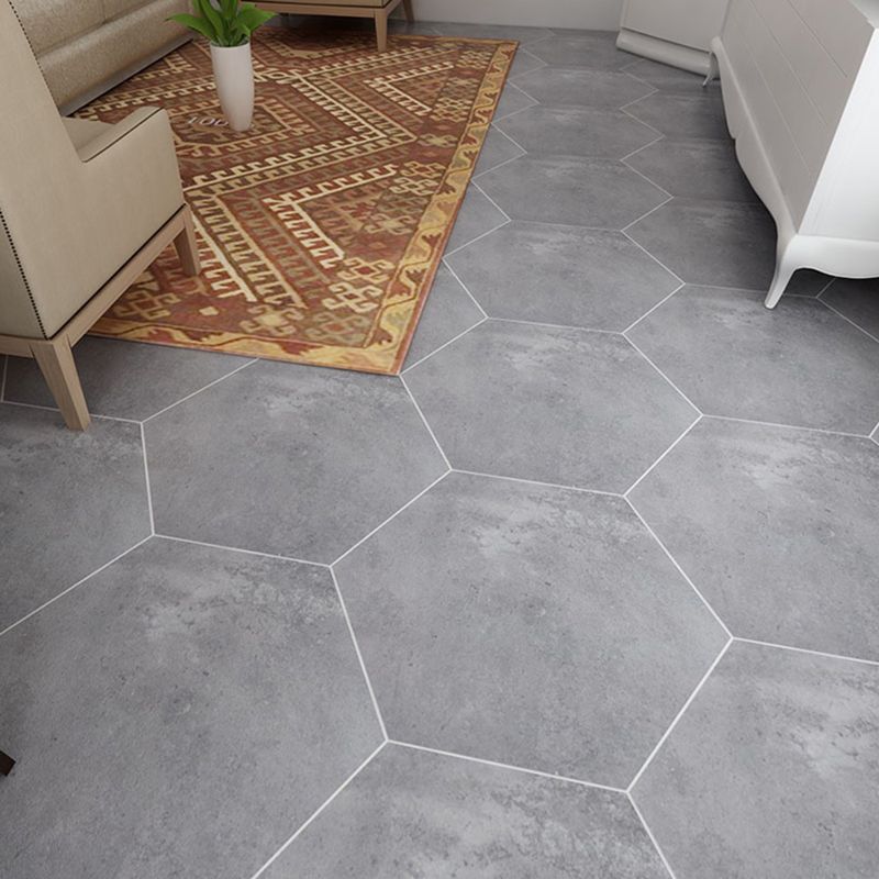 Modern Style Indoor Tile Hexagon Living Room Floor and Wall Tile Clearhalo 'Floor Tiles & Wall Tiles' 'floor_tiles_wall_tiles' 'Flooring 'Home Improvement' 'home_improvement' 'home_improvement_floor_tiles_wall_tiles' Walls and Ceiling' 1200x1200_da52a900-6f71-4d44-8e17-3a864f9f891e