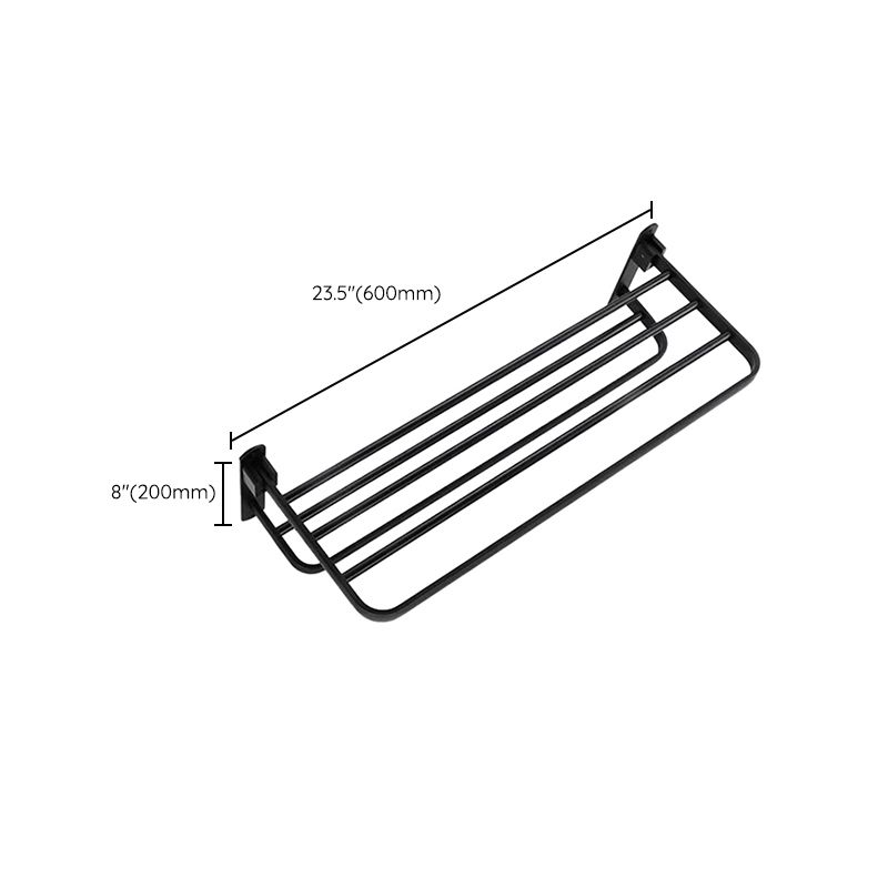 Modern Bathroom Accessory Set Towel Bar Black Soap Dish Bath Hardware Set Clearhalo 'Bathroom Hardware Sets' 'Bathroom Hardware' 'Bathroom Remodel & Bathroom Fixtures' 'bathroom_hardware_sets' 'Home Improvement' 'home_improvement' 'home_improvement_bathroom_hardware_sets' 1200x1200_da8f41e2-0413-4eee-8789-52d2ea5d339b