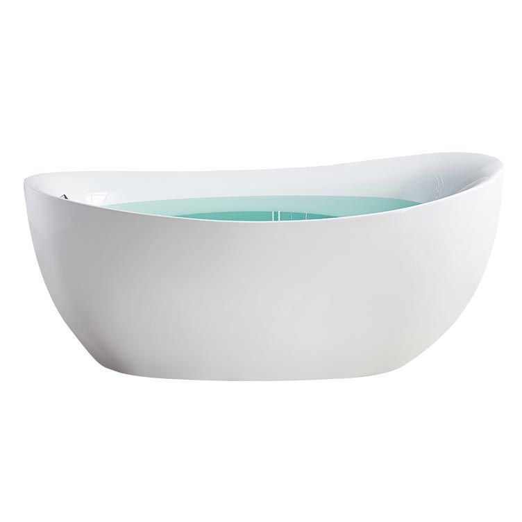 Modern Acrylic Bath Tub Freestanding Matte Finish Bathtub for Home Clearhalo 'Bathroom Remodel & Bathroom Fixtures' 'Bathtubs' 'Home Improvement' 'home_improvement' 'home_improvement_bathtubs' 'Showers & Bathtubs' 1200x1200_dac8ee7d-9f15-4cab-b59f-a3cadfe9470c