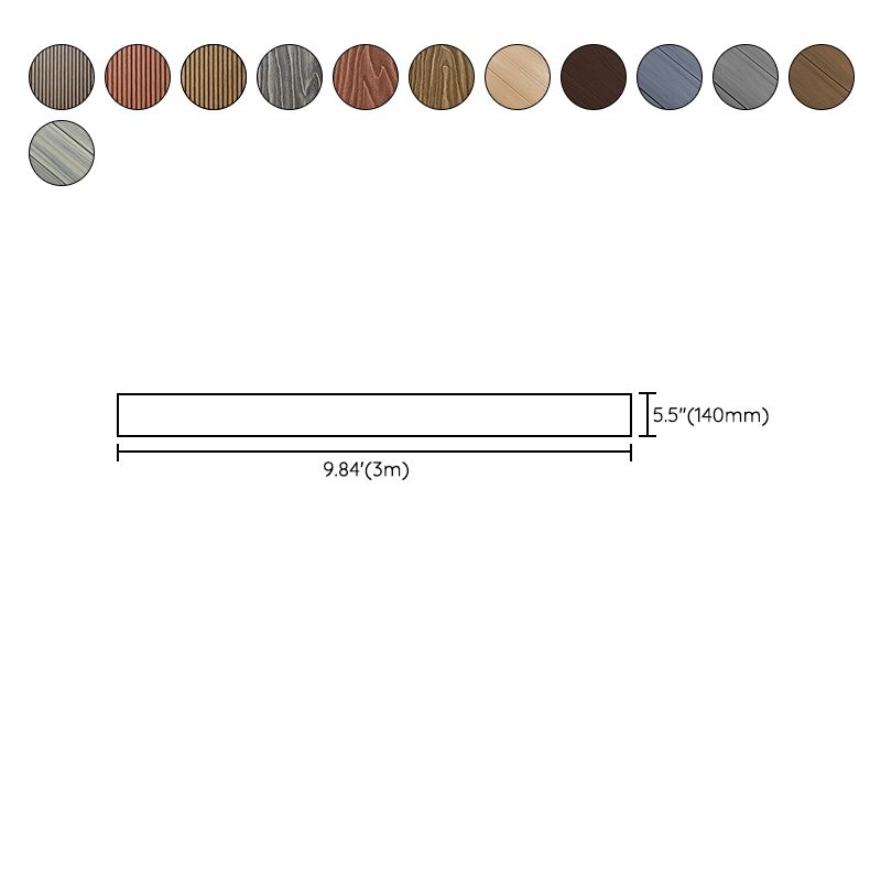 Outdoor Laminate Floor Wooden Slip Resistant Waterproof Laminate Flooring Clearhalo 'Flooring 'Hardwood Flooring' 'hardwood_flooring' 'Home Improvement' 'home_improvement' 'home_improvement_hardwood_flooring' Walls and Ceiling' 1200x1200_dacb8c6d-209d-4170-b79b-ae939abaafba