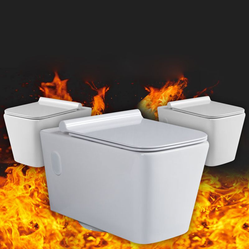 Modern Wall Mount Toilet White Toilet Bowl with Seat for Washroom Clearhalo 'Bathroom Remodel & Bathroom Fixtures' 'Home Improvement' 'home_improvement' 'home_improvement_toilets' 'Toilets & Bidets' 'Toilets' 1200x1200_daf3dfd1-ab83-4b50-94dd-5fca6db35393