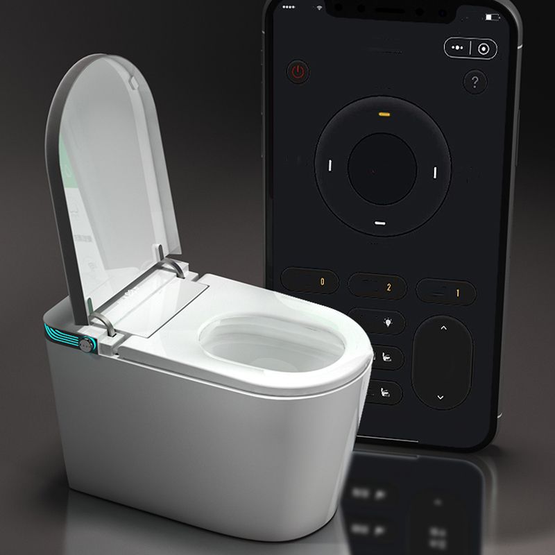 Vitreous China Floor Mount Bidet Contemporary Smart Toilet with Heated Seat Clearhalo 'Bathroom Remodel & Bathroom Fixtures' 'Bidets' 'Home Improvement' 'home_improvement' 'home_improvement_bidets' 'Toilets & Bidets' 1200x1200_dbc623e5-d7aa-4459-b76e-28737950ae03
