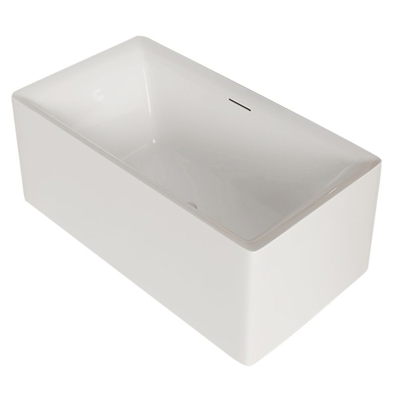 Modern Acrylic Freestanding Bathtub Soaking Tub without Faucet Holes Clearhalo 'Bathroom Remodel & Bathroom Fixtures' 'Bathtubs' 'Home Improvement' 'home_improvement' 'home_improvement_bathtubs' 'Showers & Bathtubs' 1200x1200_dc0b0e58-41e9-4545-a796-9baaac53e56f