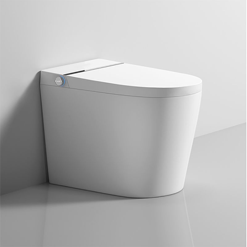 Contemporary Floor Mount Bidet Elongated Dryer Heated Seat Ceramic Foot Sensor Clearhalo 'Bathroom Remodel & Bathroom Fixtures' 'Bidets' 'Home Improvement' 'home_improvement' 'home_improvement_bidets' 'Toilets & Bidets' 1200x1200_dc7d5b54-21c0-458b-b1bc-936647ee5169