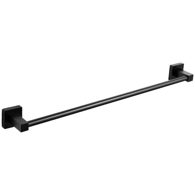 Aluminum Bath Hardware Set Black Bathroom Accessory Kit Towel Bar Clearhalo 'Bathroom Hardware Sets' 'Bathroom Hardware' 'Bathroom Remodel & Bathroom Fixtures' 'bathroom_hardware_sets' 'Home Improvement' 'home_improvement' 'home_improvement_bathroom_hardware_sets' 1200x1200_dcf01742-9f3c-4a7b-965d-93820f4b303b